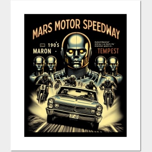 Mars Motor Speedway (B25) Posters and Art